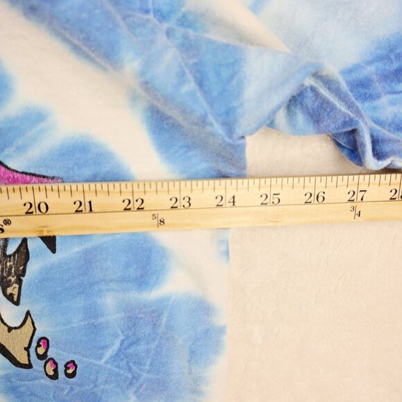 Vtg Wile E Coyote Its Cool Looney Tunes Shirt XXL Single Stitch USA 90s Tie Dye - Picture 11 of 12